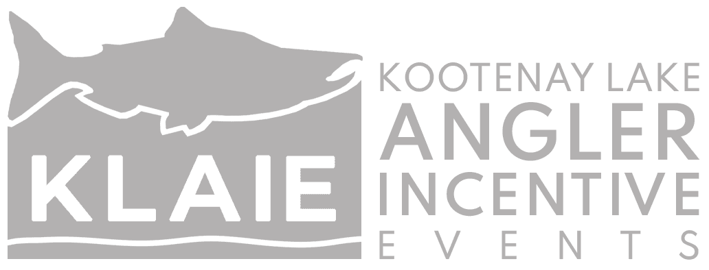 Kootenay Lake Angler Incentive Events Black and White Logo